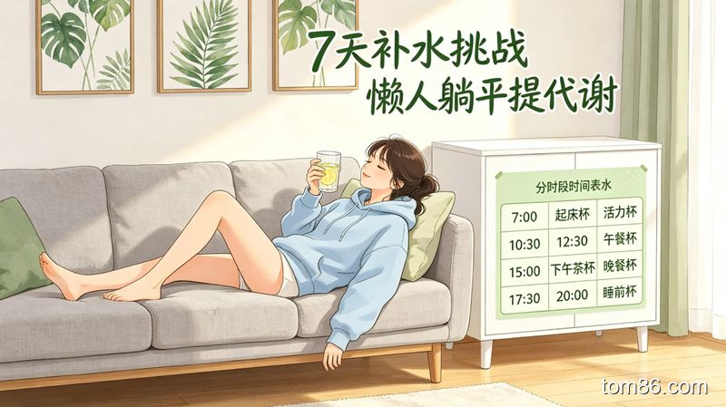 告别易胖体质：懒人通过多喝水提高代谢的 7 天挑战