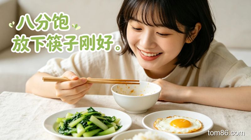 为啥说八分饱是懒人减肥的终极密码