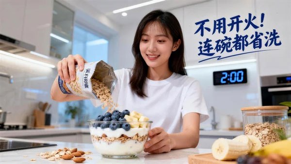 懒人减肥 不用开火的 5 分钟懒人减肥早餐