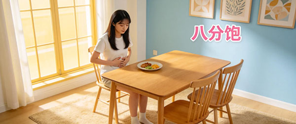 懒人减肥的黄金法则：不是不吃,而是 “八分饱”