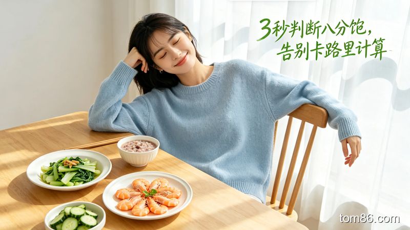 懒人减肥 告别计算卡路里！懒人靠 “八分饱” 直觉饮食法,月瘦 5 斤不反弹