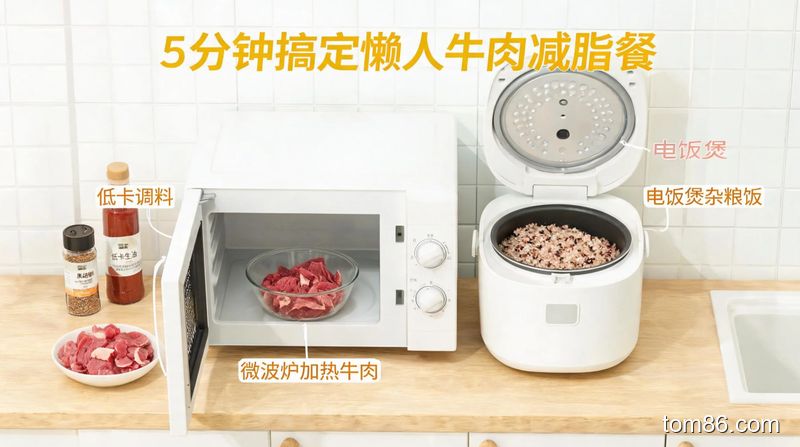 懒人必备！5 种牛肉减肥吃法,微波炉 / 电饭煲轻松搞定