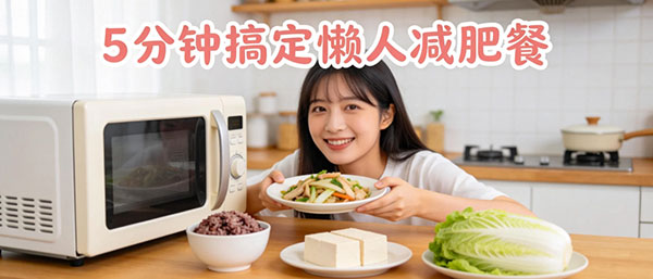 懒人减肥 懒人减肥晚餐吃什么？5 分钟微波炉低 GI 餐,饱腹又掉秤