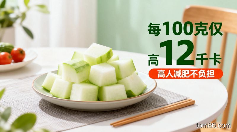 懒人减肥神菜：冬瓜这样吃,一周轻松瘦 3 斤！