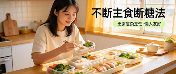 懒人减肥 懒人减肥智商税？先试试 “不断主食的断糖法”