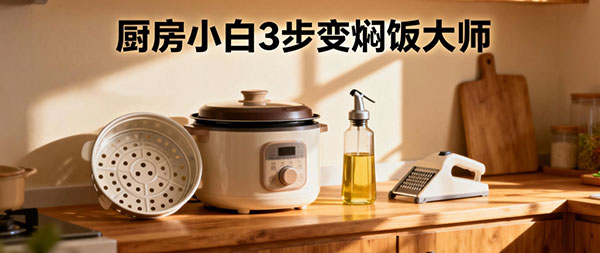 懒人减肥 厨房小白懒人减脂：电饭煲 + 3 神器,一周焖瘦不重样,按下开关等吃就瘦！