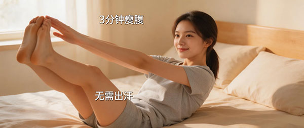 居家瘦腹小动作