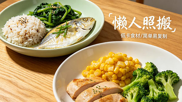 外食减脂一日餐单参考