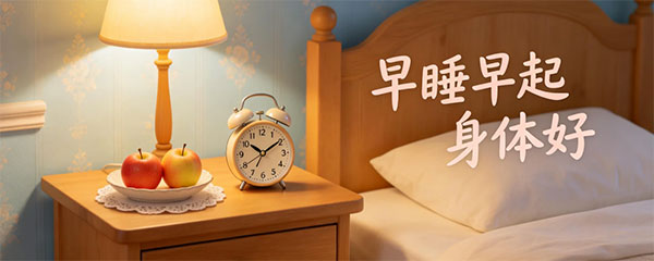 早睡早起身体好