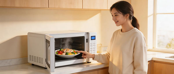 微波炉可以快速加热减脂食材