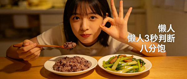 懒人专属八分饱识别法