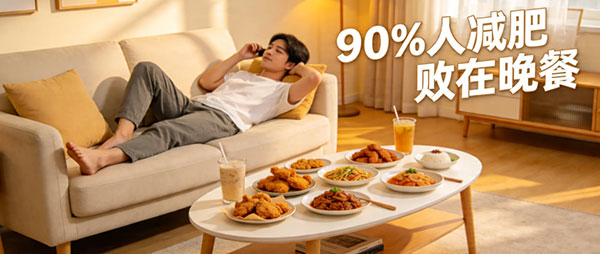  90% 人减肥败在晚餐