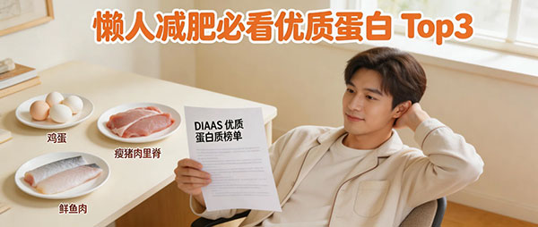 懒人减肥必吃 3 款优质蛋白