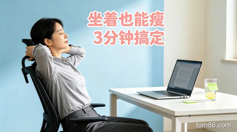钟坐着瘦腹微运动