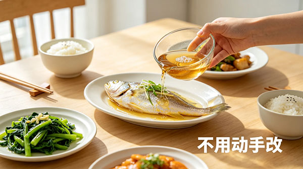 外食油腻菜的懒人应急调整法