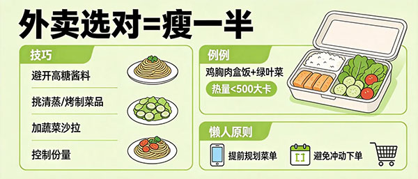 外卖选对 = 瘦一半