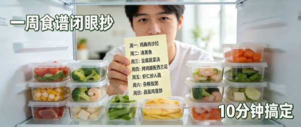 一周一周减肥晚餐食谱