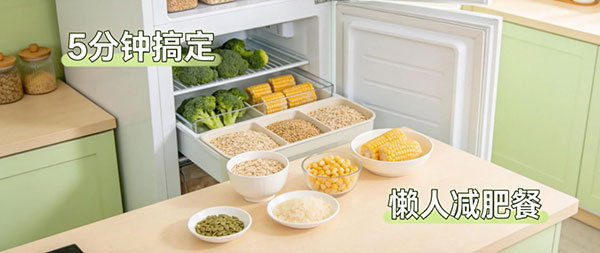 懒人版高纤维速食餐