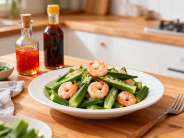 虾仁与秋葵减肥