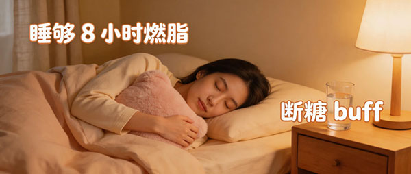 睡够 8 小时 + 喝对水，悄悄加速燃脂