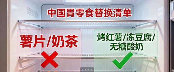 中国胃零食替换清单