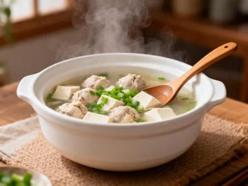 肉丸豆腐减肥汤