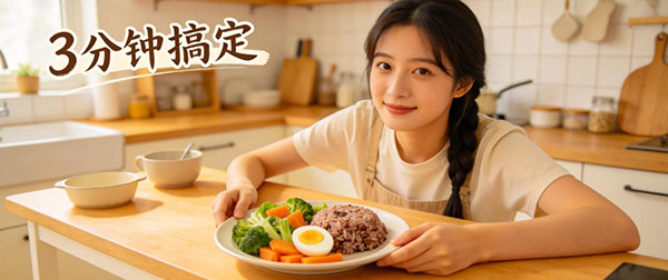 3 分钟零厨艺减肥餐搭配公式