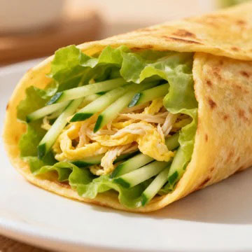 懒人减肥做蔬菜卷饼
